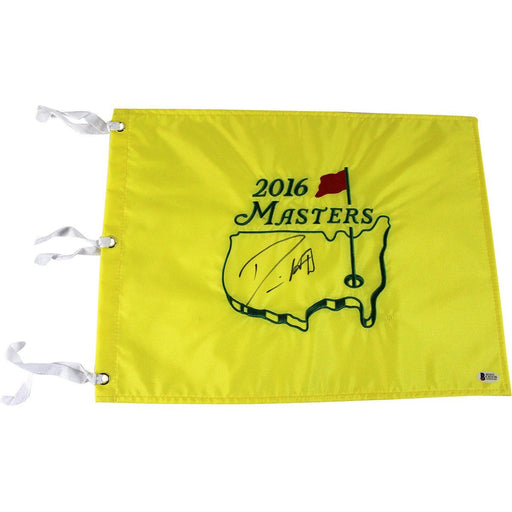 Danny Willett Signed 2016 Augusta National Masters Flag Beckett