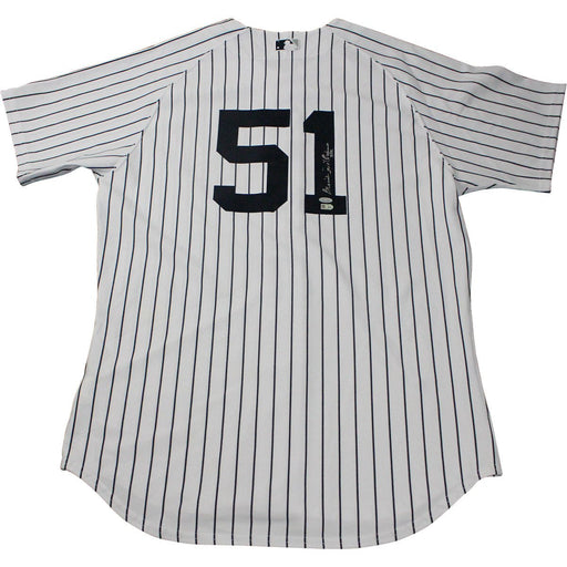 Bernie Williams Signed New York Yankees Authentic Home Jersey (Signed on Back) (MLB Auth)