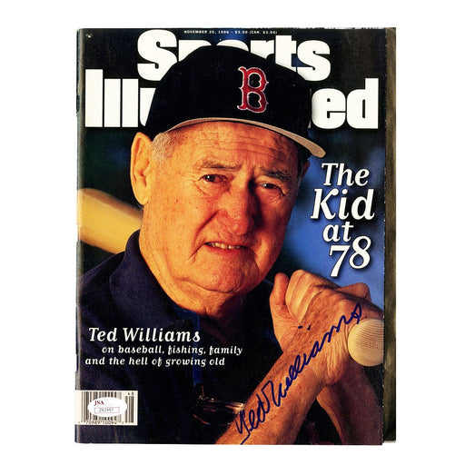 Ted Williams Signed 11/25/96 Sports Illustrated Magazine (JSA)