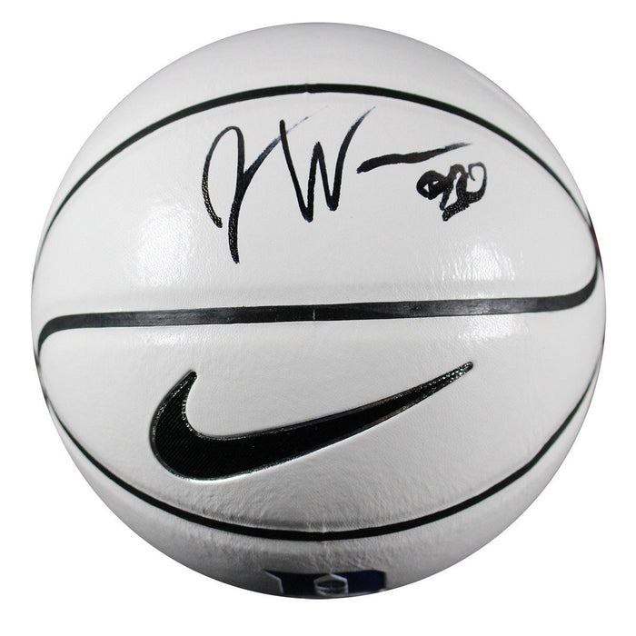 Justise Winslow Signed Mini Duke logo Basketball