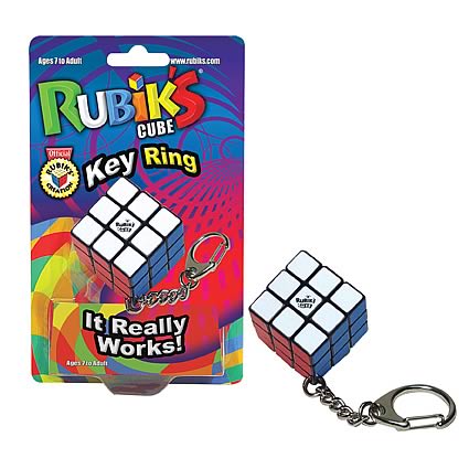 Rubik's Cube Key Chain                                      