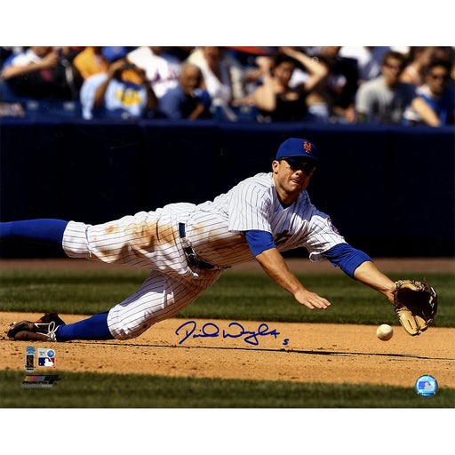 David Wright Signed 'Diving For Baseball' 16x20 Photo (MLB Auth)