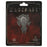 Warcraft Horde Distressed Silver Icon Pin                   