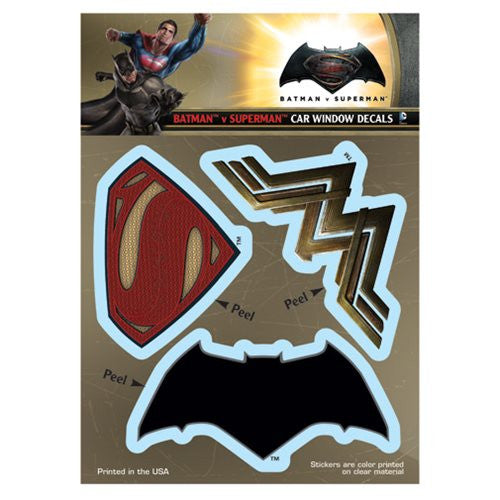 Batman v Superman: Dawn of Justice Logos Decal Set          