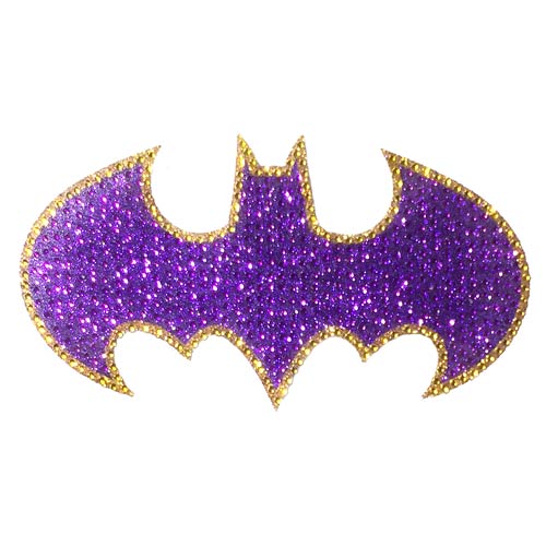 Batman Batgirl Logo Crystal Studded Large Decal             