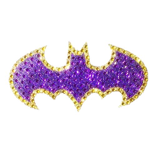 Batman Batgirl Logo Crystal Studded Small Decal             