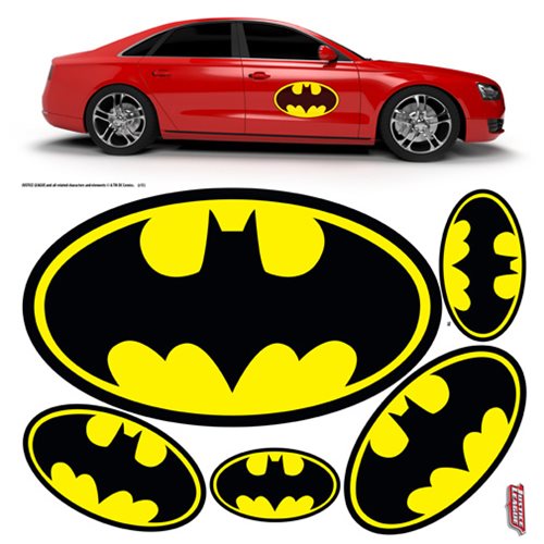 DC Comics Batman Car Graphics Set                           