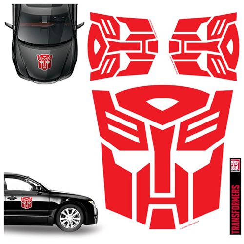 Transformers Autobots Red Car Graphics Set                  