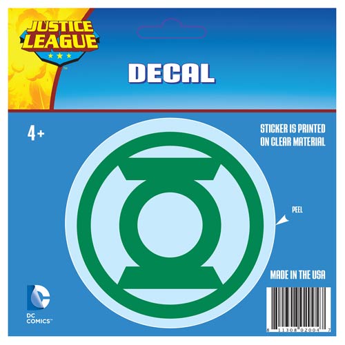 Green Lantern Green Logo Decal                              