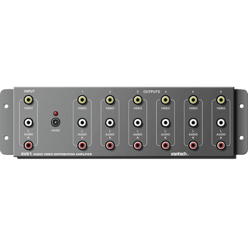 6-WAY A/V DISTRIB AMP