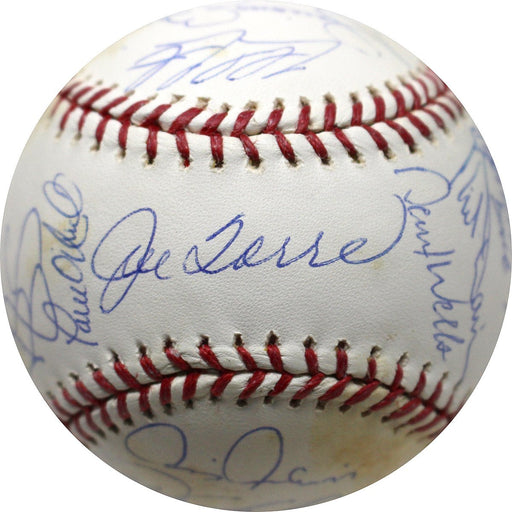 1998 Yankees Team Signed MLB Baseball (LE 98) (Imperfect)