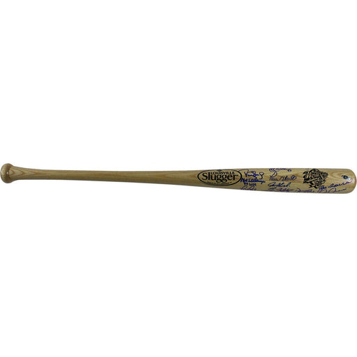 New York Yankees Multi-Signed 1999 WS Logo Bat (Posada/Martinez/Knoblauch/O'Neill/Girardi/Nelson/Pettitte/Rivera/Stottlemyre/Strawberry/Sojo/Cone/Torre/Mendoza/Chambliss/Jeter)(MLB Auth)