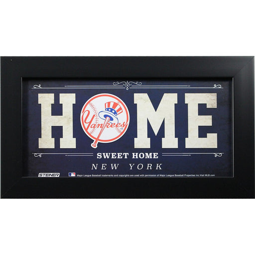 New York Yankees 6x12 Home Sweet Home Sign