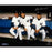 Derek Jeter  Don Zimmer  Joe Torre Sitting in Dugout 16x20 photo Signed by Joe Torre