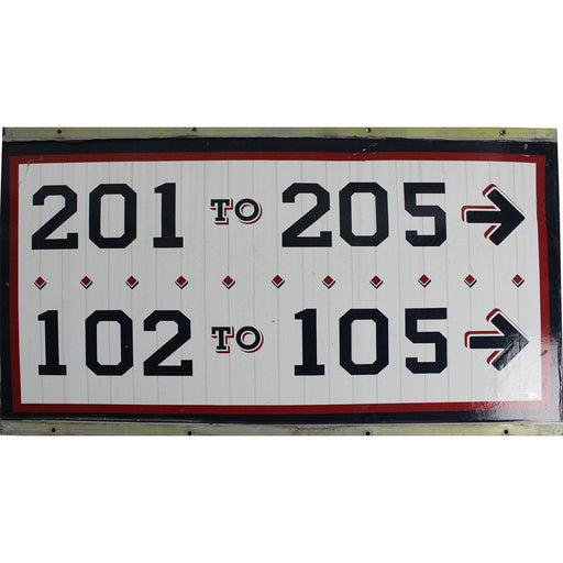 George M. Steinbrenner Field Section Sign (201-205)(102-105) (30x17.5)