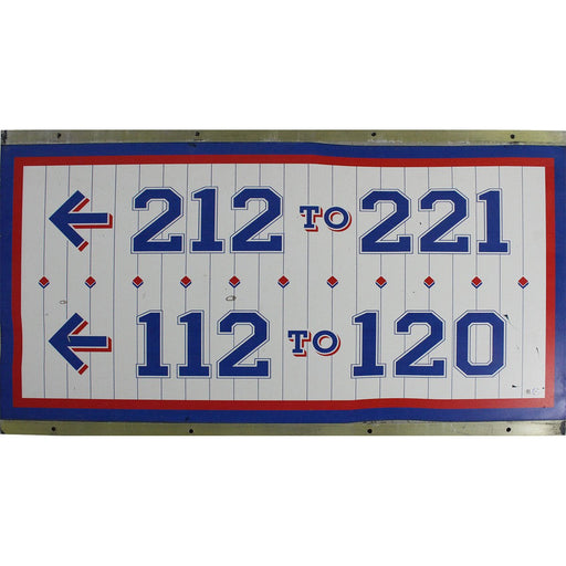 George M. Steinbrenner Field Section Sign (212-221)(112-120) (30x17.5)