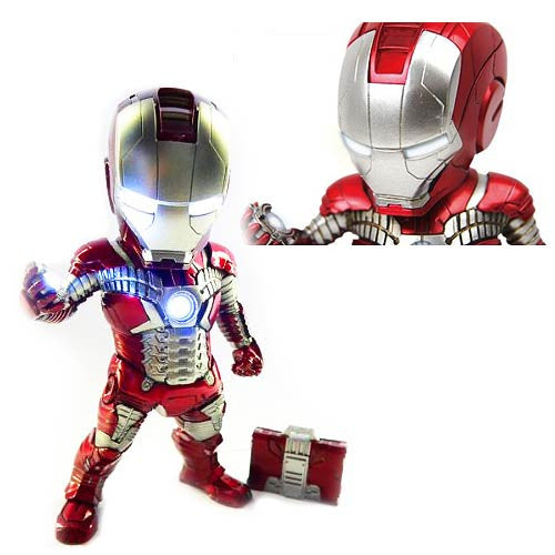 Iron Man Mark V Light-Up Egg Attack Statue                  