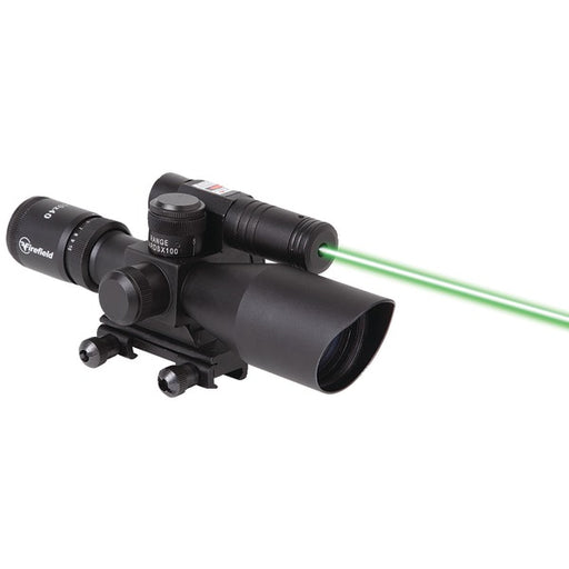 10X40 RIFLESCOPE GRN LSR