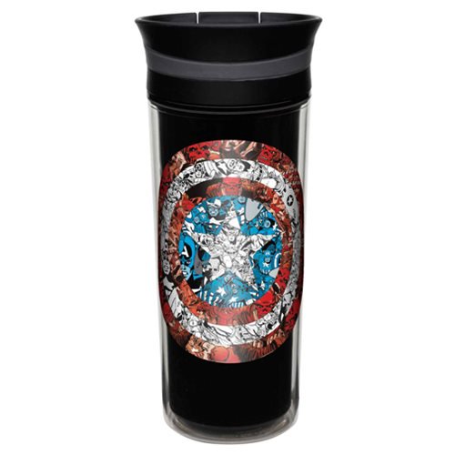 Captain America 16 oz. Insulated Travel Mug                 