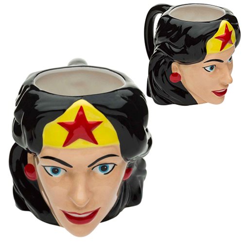 Wonder Woman Ceramic Molded Mug                             