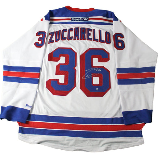 Mats Zuccarello Signed New York Rangers White Premier Jersey