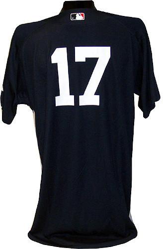 Jeff Karstens #17 2007 Game Issued Road Batting Practice Jersey 50