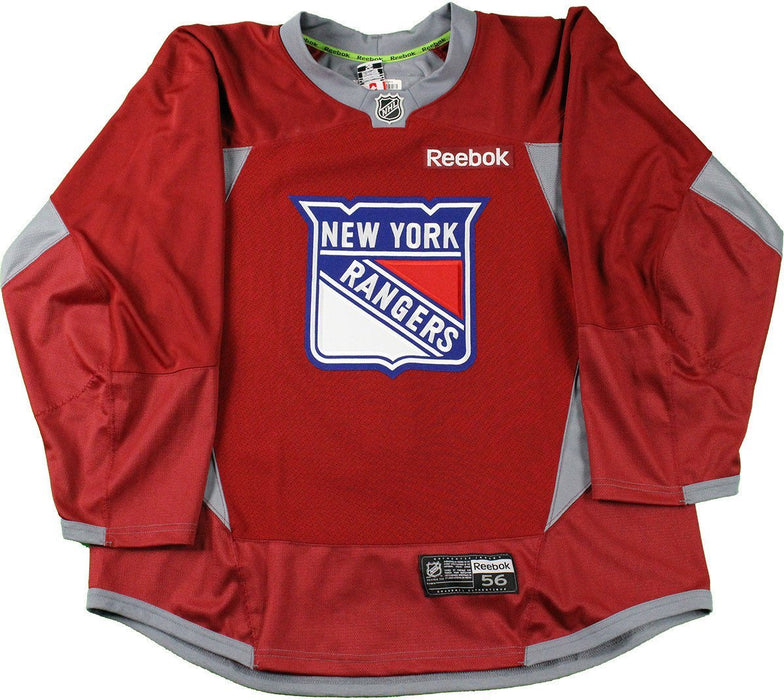 New York Rangers 2015-2016 Season Red Practice Jersey Size 56