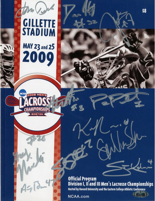 2009 Men's Lacrosse Final 4 Program- 11 Sigs