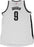 Jerome Jordan Jersey - Brooklyn Nets 2014-2015 Season Game Used #9 White Jersey w/ All Star Patch (2XL) (Used 11/9  1/30) (BKN01092)