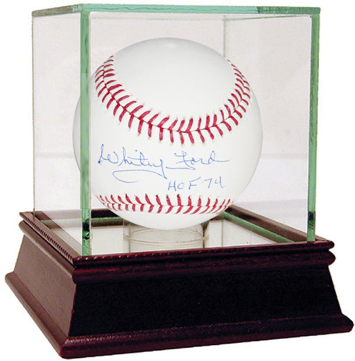 Whitey Ford HOF Inscription MLB Baseball