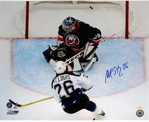 Martin St. Louis Playoff Goal vs DiPietro 16x20 Photo