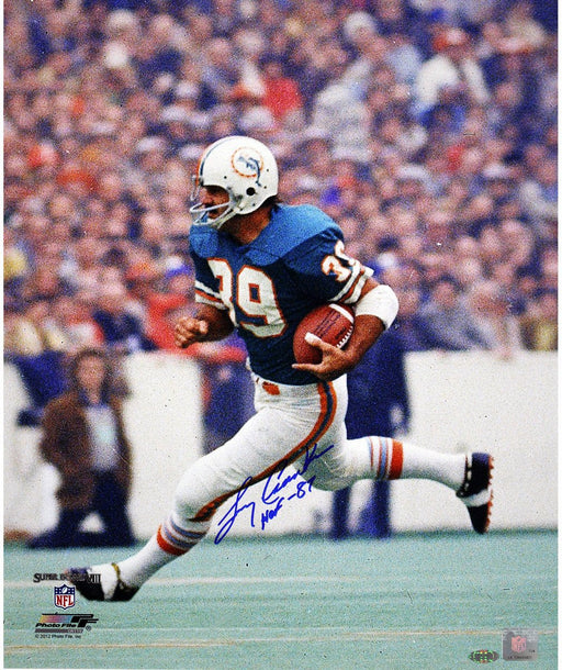 Larry Csonka Dolphins 16x20 Photo w/ "HOF 87" insc