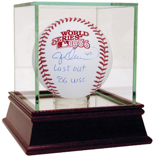 Jesse Orosco Signed 1986 World Series Baseball w/ Last Out 86 WSC Insc