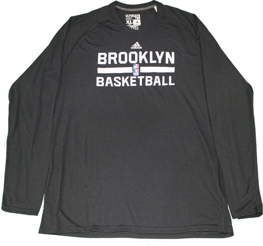 Wayne Elington Brooklyn Nets 2015-2016 Game Used #21 Black ‘Brooklyn Basketball’ Long Sleeve Warm Up Shirt (XL)