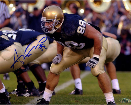 Anthony Fasano Notre Dame At Line of Scrimage Horizontal 8x10 Photo