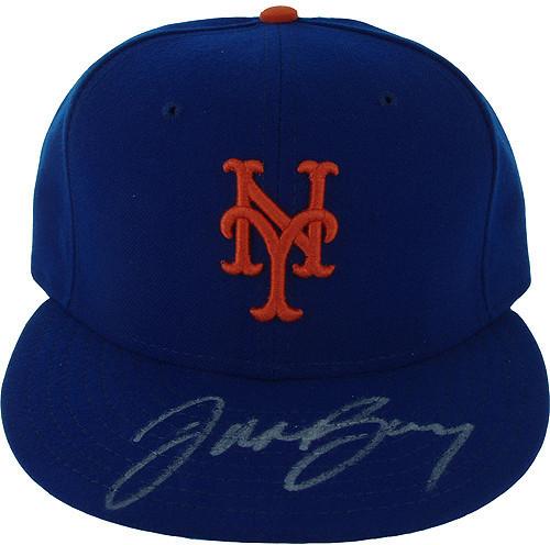 Jason Bay Signed Authentic Blue Mets Hat (MLB Auth) Size: 7 3/8