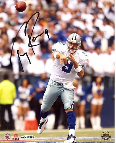 Tony Romo Home Passing vs Giants 8x10 Photo (UDA Auth)