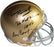 Terry Hanratty/Ara Parseghian Dual Signed Notre Dame Mini Helmet w/ "66  Natl Champs 10-10 "Insc. by Terry Hanratty