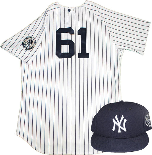 Jeff Pentland Uniform - NY Yankees 2015 Game Used #61 Jersey and Hat w/ Pettitte Retirement Patch (8/23/2015)