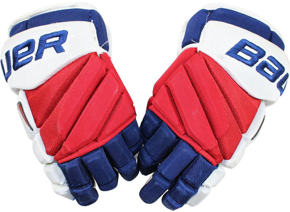 Marc Staal New York Rangers 2015-2016 Season Game Used Bauer APX2 Gloves (Pair)