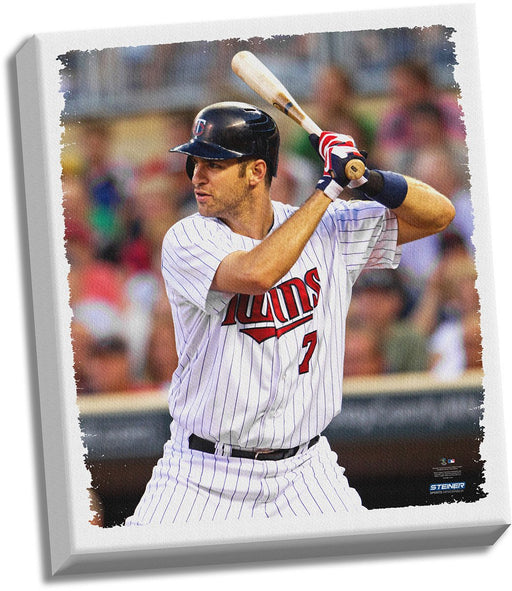 Joe Mauer Stretched 22x26 Canvas Uns