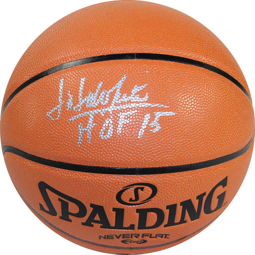 Jo Jo White Signed NBA I/O Orange Basketball w/ "HOF" Insc.