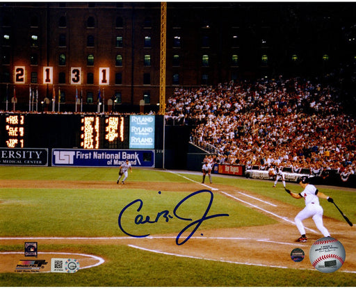 Cal Ripken Jr Signed 2131 Shot Horizontal 8x10 Photo MLB Auth