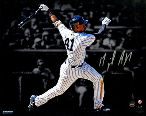 Miguel Andujar New York Yankees Signed 'Hitting' 8x10 Photo