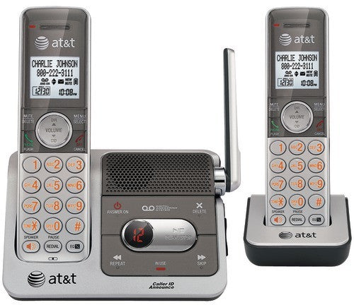 ATT - DECT 6.0 Cordless Phone System with Talking Caller ID & Digital Answering System (2-handset system)