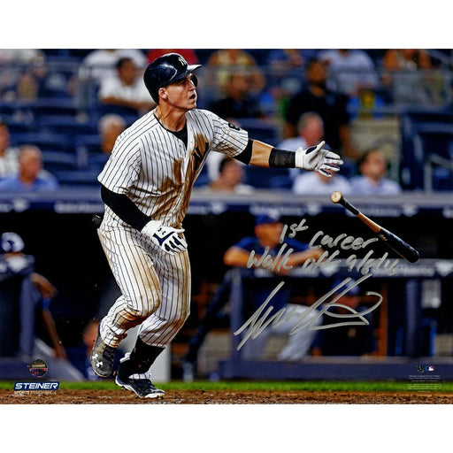 Tyler Austin Signed Walk Off 8x10 Photo w/ "1st Career Walk Off 9/8/16" Insc