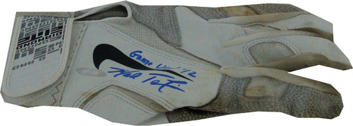 Mark Teixeira Signed Signed/Game Used White/Grey Nike Batting Glove (Mark Teixeira Signed LOA)