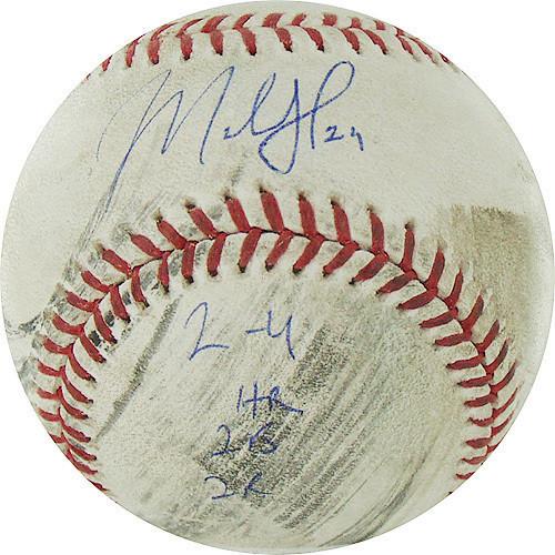 Marlon Byrd Signed Pirates at Cubs 5-14-2010 Game Used Baseball w/ "2-4  HR  2B  2R" Insc. (MLB Auth)