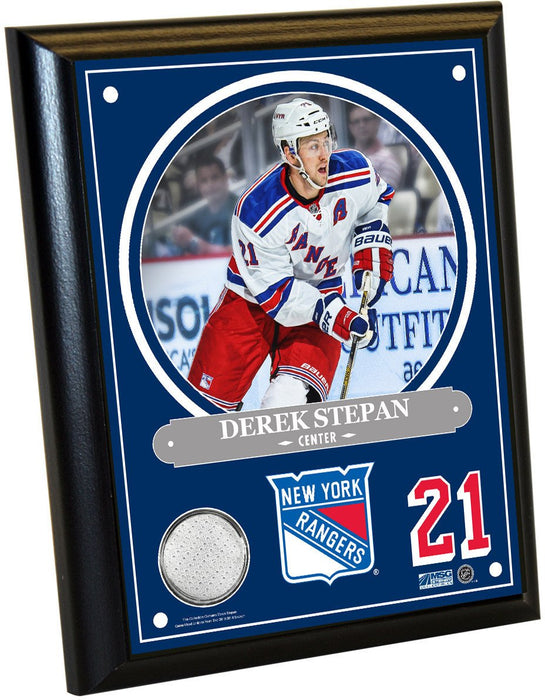 Derek Stepan 8x10 Player Plaque w/ Game Used Uniform