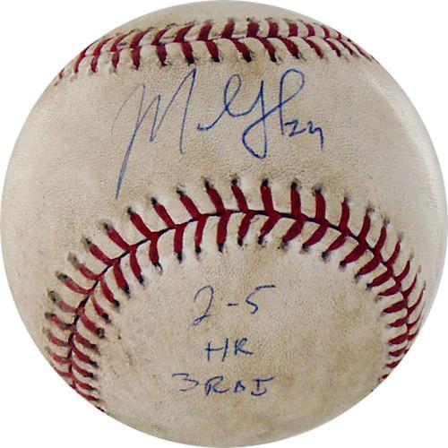 Marlon Byrd Signed Diamondbacks at Cubs 5-02-2010 Game Used Baseball w/ "2-5  HR  3 RBI" Insc. (MLB Auth)